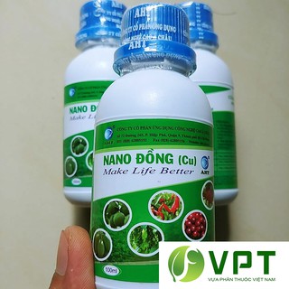 Nano Đồng (Cu) chống rét, diệt nấm khuẩn chai 100ml