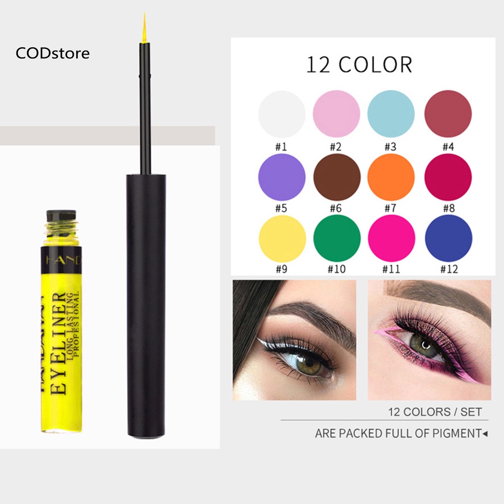 Bút kẻ mắt dạng lỏng chống thấm nước màu sắc thời trang
 | BigBuy360 - bigbuy360.vn
