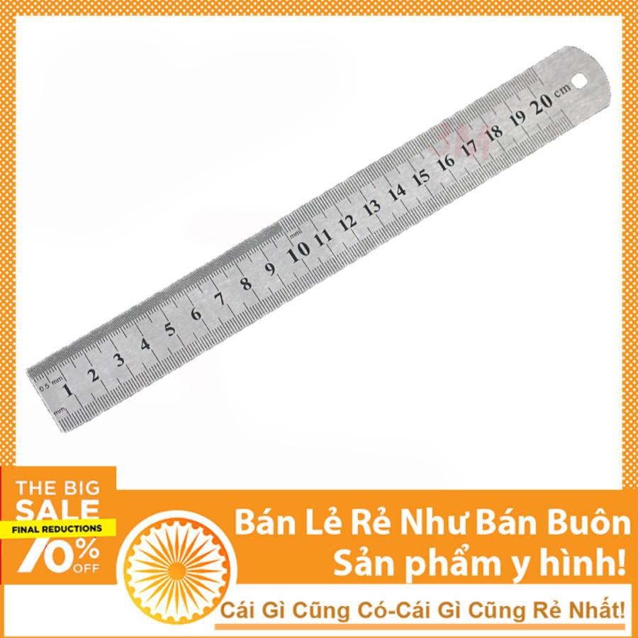 Thước Kỹ Thuật 20cm Độ Chính Xác Cao Mạ Inox