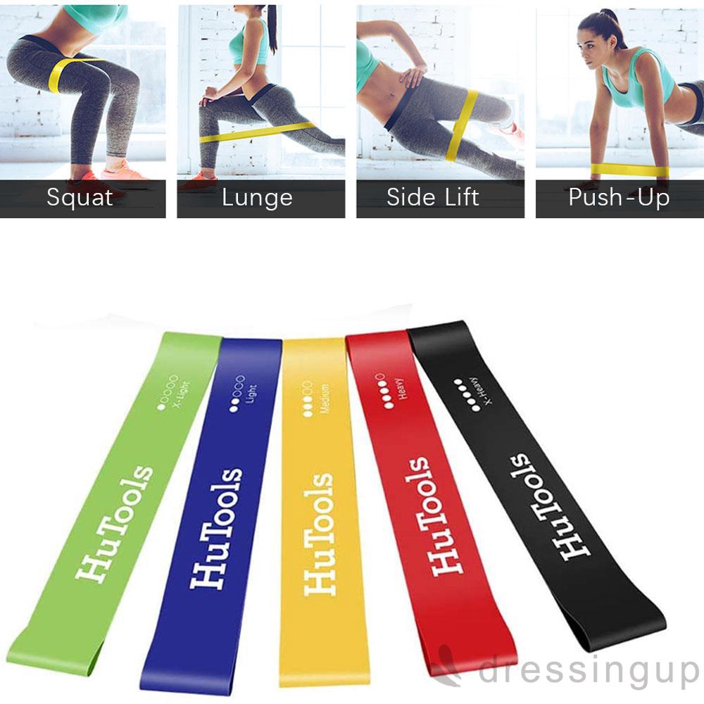 Set 5 Dây Kháng Lực Tập Yoga Chuyên Dụng