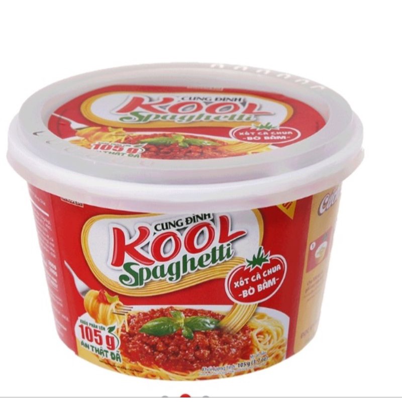 MỲ TRỘN KOOL SPAGHETTI TÔ 105GR