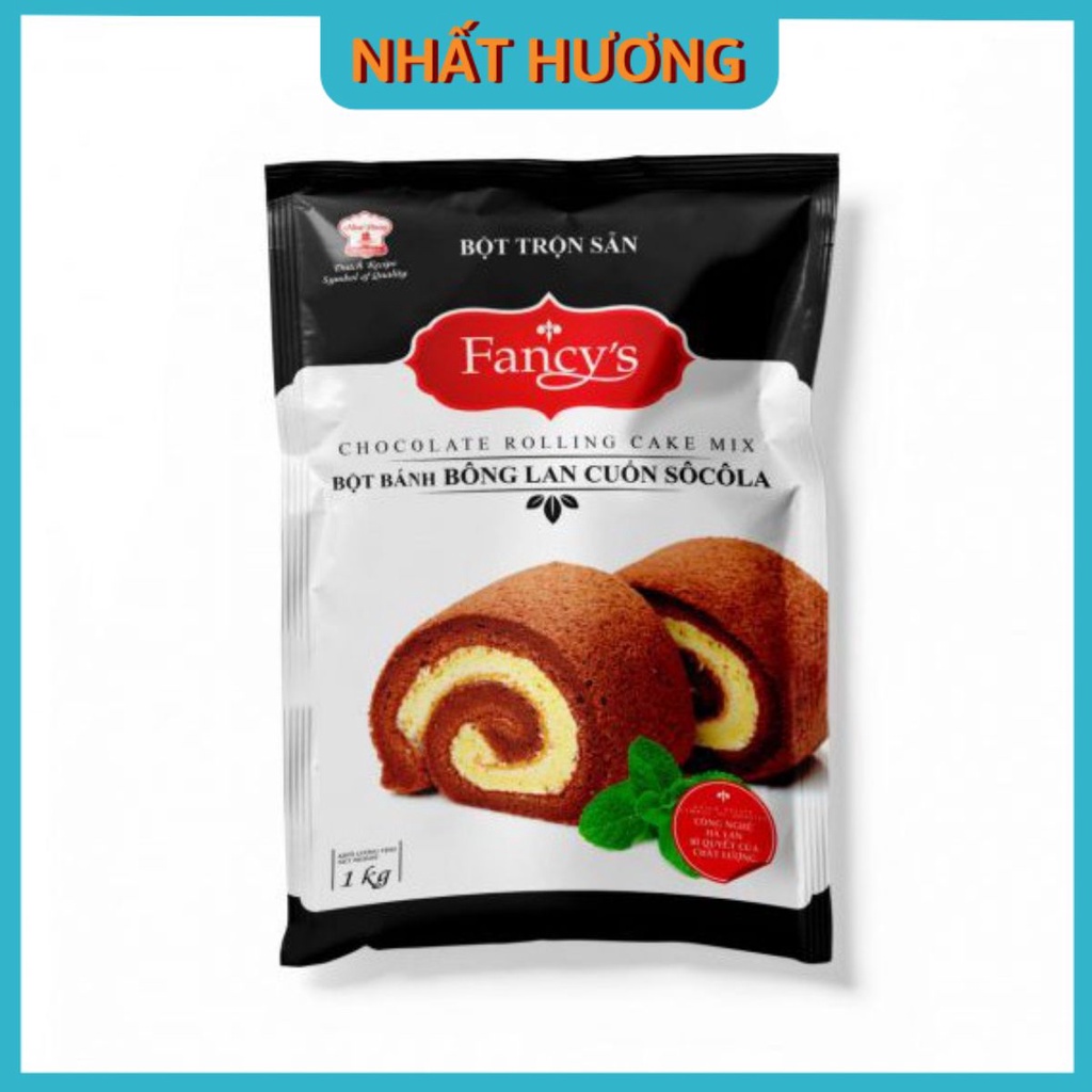 Bột Bánh Bông Lan Cuốn Sôcôla 1Kg