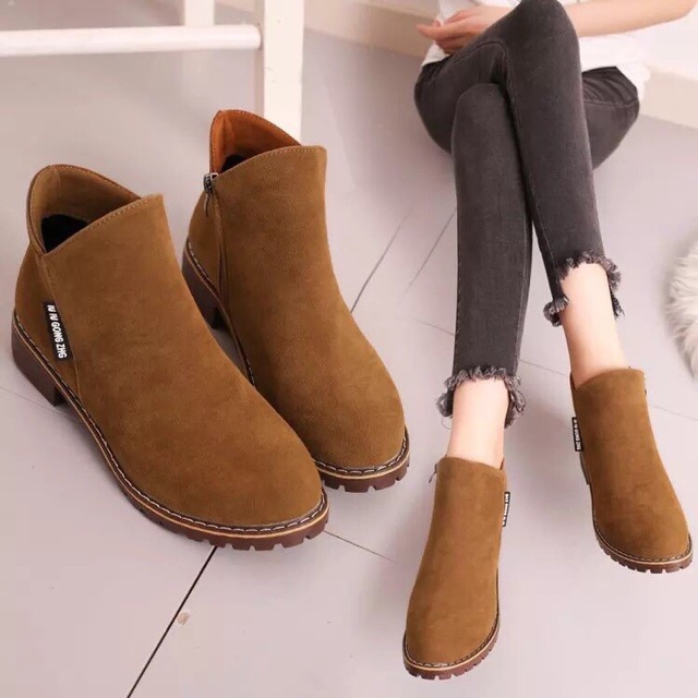 Bốt cổ thấp (ảnh thật) | BigBuy360 - bigbuy360.vn