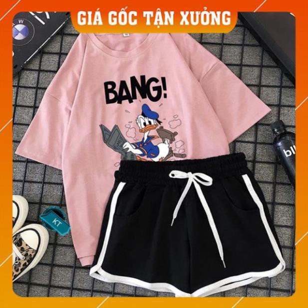 [ giá rẻ sập sàn ] Sét áo BANG + đùi viền KHB876