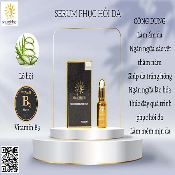 SHUNSHINE COSMETICS Serum siêu phục hồi - Dưỡng chất chuyên sâu phục hồi và tái tạo da | BigBuy360 - bigbuy360.vn