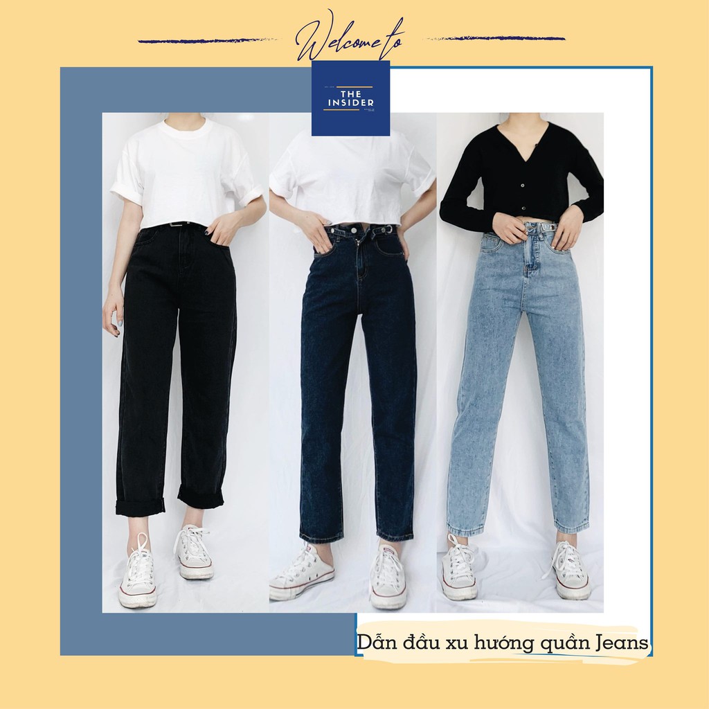 Quần bò nữ Quần Slim Baggy jeans Q1820ti