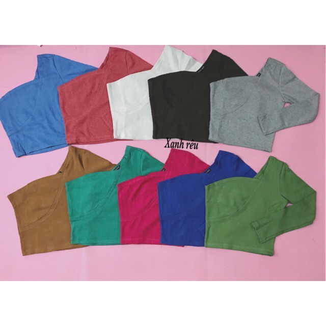 [Mã WASKT410K giảm 10K đơn 50K] CROPTOP THUN GÂN LỆCH VAI SIÊU SEXY