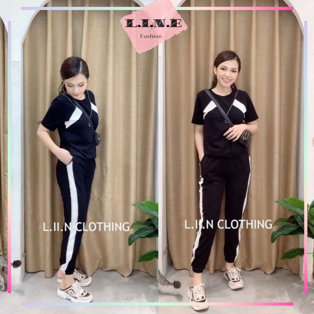Set thể thao cho bạn nữ- bộ thể thao nữ chất umi phối khóa