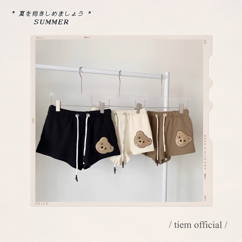 Quần Short hình gấu cực đáng yêu (Có ảnh thật)
