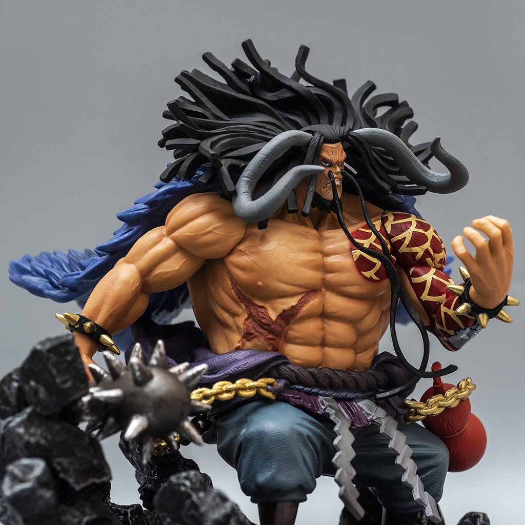 Mô hình One Piece tứ hoàng Kaido dạng người cao 19cm - Mô hình trang trí One Piece Figure Kaido bách thú Haki Shop