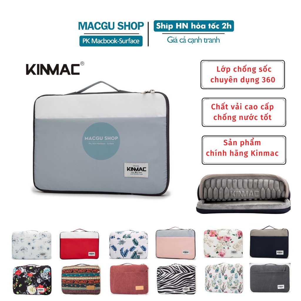 Túi chống sốc laptop cao cấp chính hãng KINMAC-Túi chống sốc, chống nước