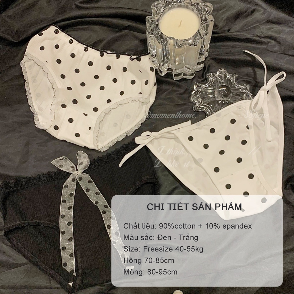 Quần lót nữ cotton KUTEBABY điệu đà, Quần chip nữ dễ thương Havana FLQ113