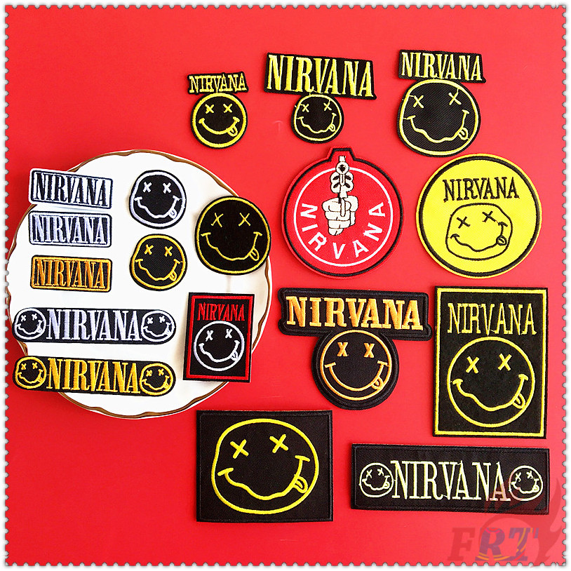 Sticker Ủi Thêu Hình Rock And Roll Narvana