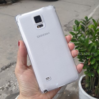 Ốp Samsung Note 4 chống sốc 4 cạnh góc trong suốt