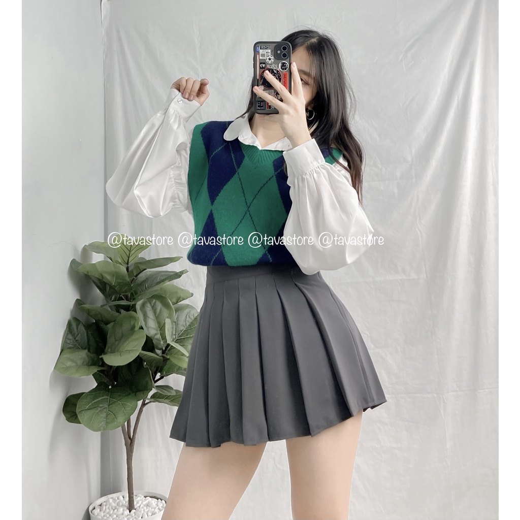 Áo sơmi tay phồng
