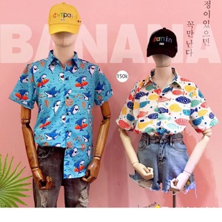 Sơmi Hoạt Hình BIG SIZE in NYALWAYS  🔥