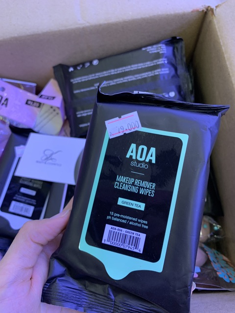 [CÓ SẴN] Khăn Tẩy Trang AOA Makeup Remover Wipes