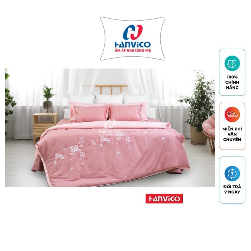 Bộ ga phủ thêu Hanvico Blue Sky – BS97