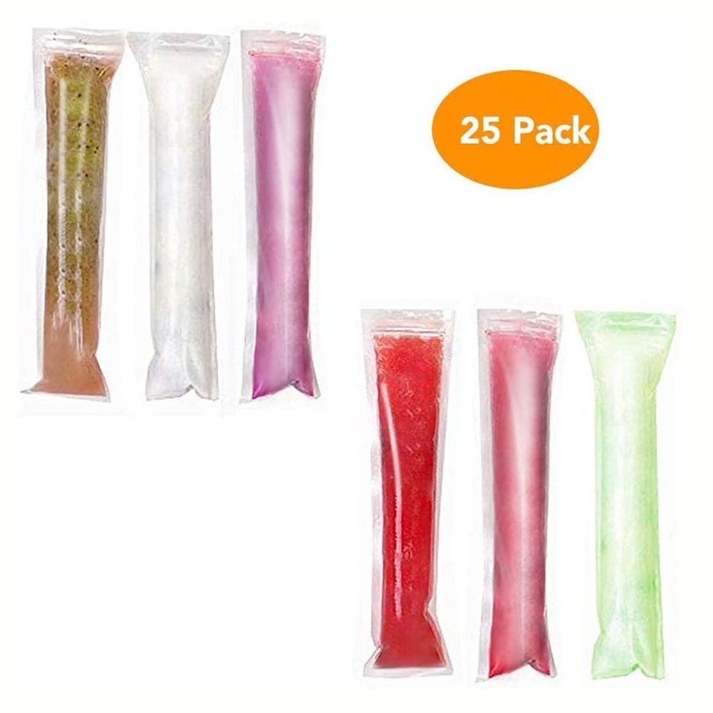 20 Túi làm đá PE diy dùng một lần kín đáo để làm kem que trong tủ đông lạnh