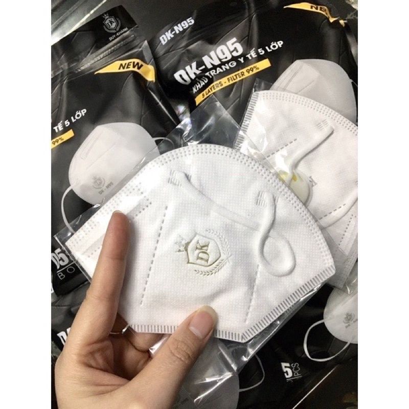 Thùng 200 chiếc khẩu trang y tế N95 không van 5 lớp kháng khuẩn chống bụi mịn 95%