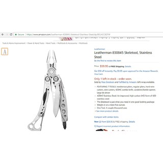 Dụng cụ đa năng Leatherman Skeletool