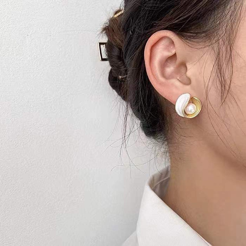 Khuyên Tai Ngọc Trai Phong Cách Hàn Quốc Thời Trang