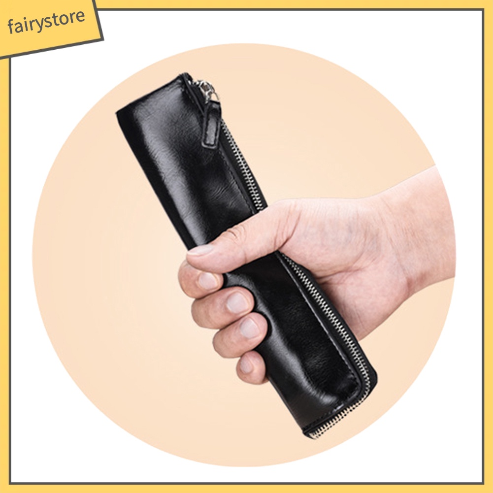 Ví da dáng dài màu trơn kiểu dáng đơn giản cho nam