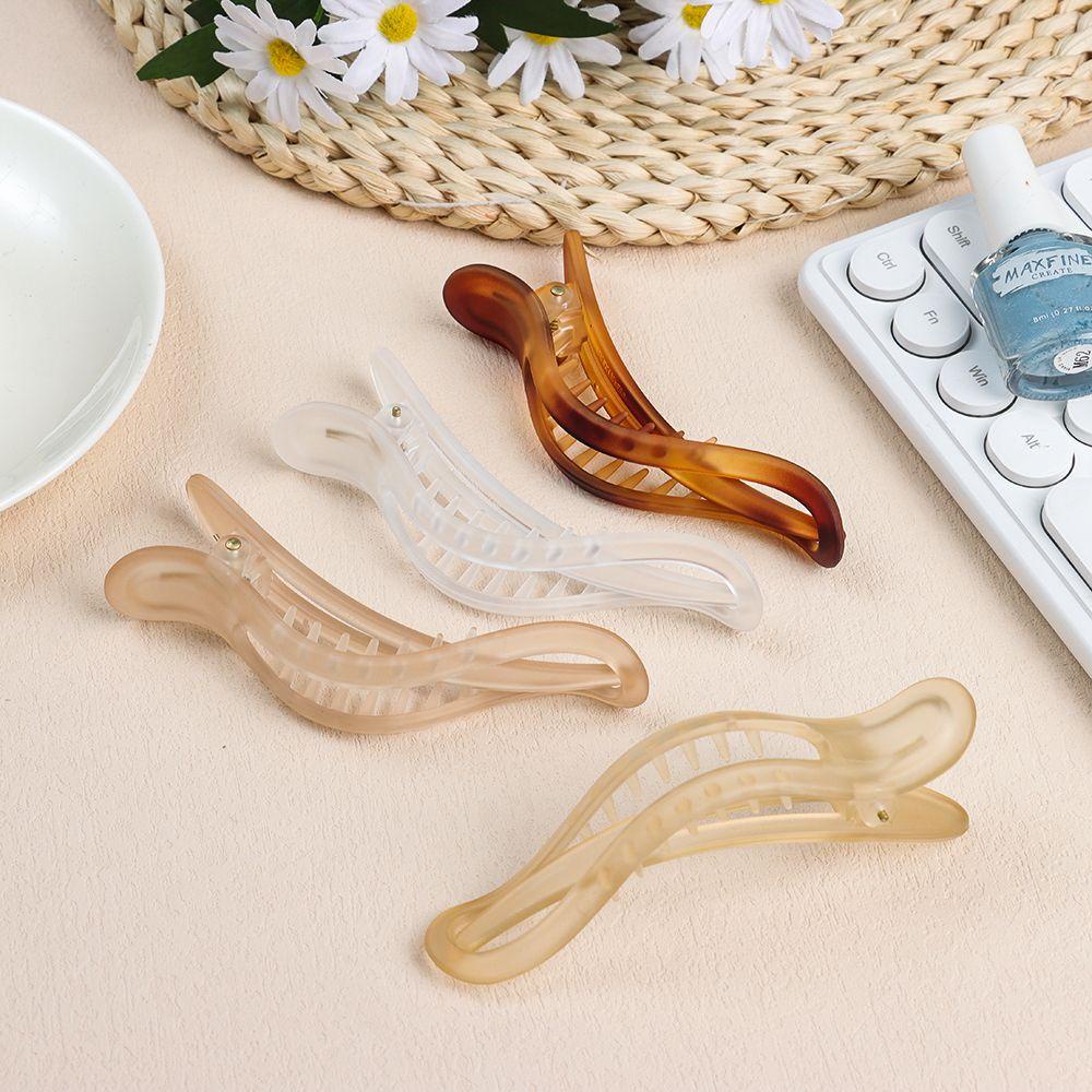 JUNE Kẹp Tóc Nhựa Hình Cá Mập