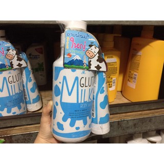 Combo Sữa tắm con Bò Thái Lan Gulta Milkly 800 ml tặng tuýp sữa rửa mặt 190 g