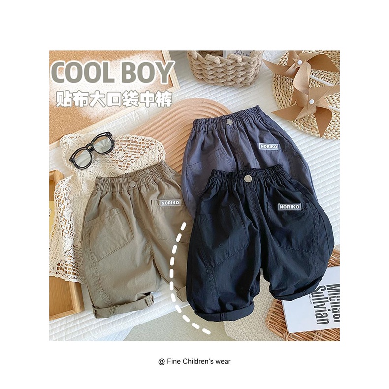 Quần Short Mỏng Thoáng Khí Phong Cách Mùa Hè Hợp Thời Trang Cho Bé Trai 5 Tuổi