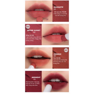 [New][Shell Beach Nude Collection] Son thỏi lì Romand New Zero Matte Lipstick 3g