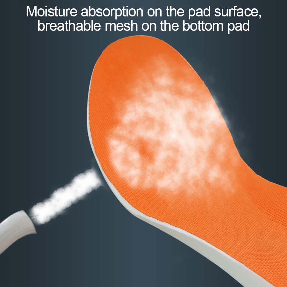 Miếng Lót Giày Mềm Mại Co Giãn Chống Trượt Thấm Hút Mồ Hôi Thoáng Khí Cho Nam Và Nữ