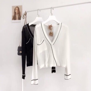 Áo khoác cardigan len mỏng mang được nhiều kiểu