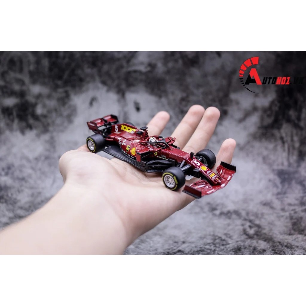 MÔ HÌNH XE F1 FERRARI SF1000 #5 HỘP MICA 1:43 BBURAGO 7541