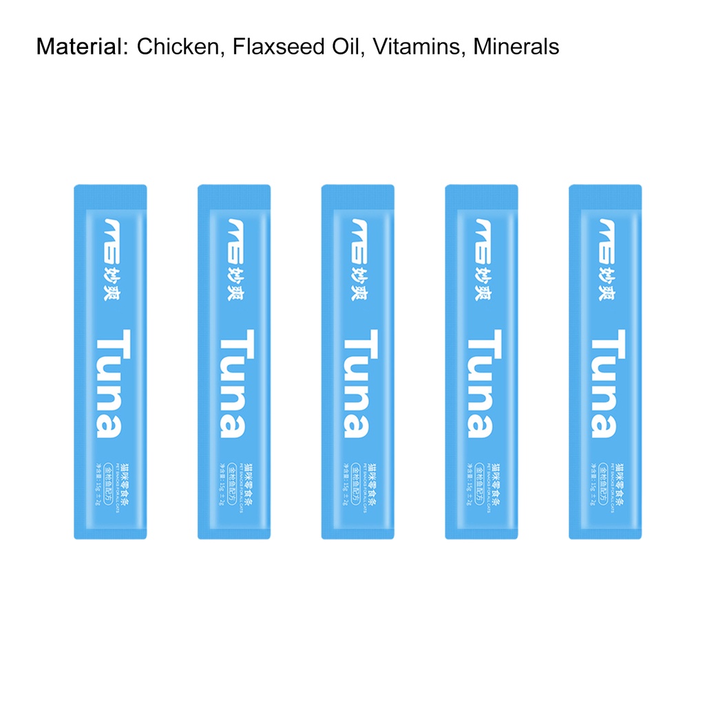 5 Dải Cho Mèo Ăn Vặt Gà Rán / Cá Hồi / Cá Hồi