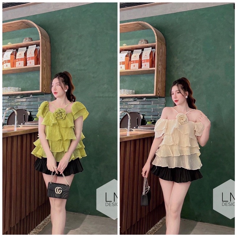 ♻️FREESHIP♻️ÁO SƠ MI BÈO HOA NGỰC ĐẸP CỰC CÁC CHỊ EM NHA.SẴN 3 MÀU :TRẮNG/BE/XANH