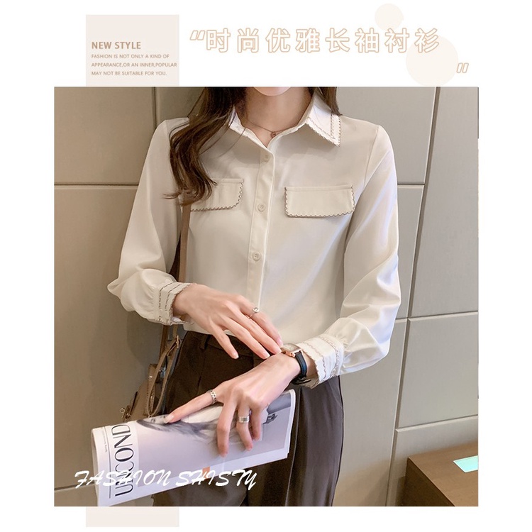 Áo Sơ Mi Trắng Thời Trang Mùa Xuân Thanh Lịch 2021 | BigBuy360 - bigbuy360.vn