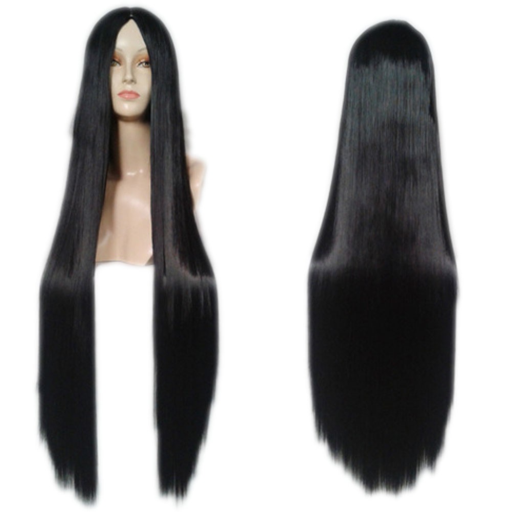 Bộ tóc giả hóa trang kiểu thẳng dài 100cm