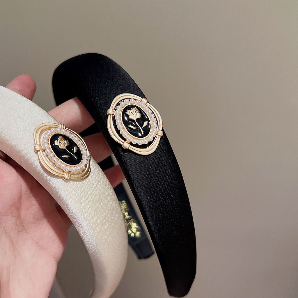 Băng Đô Cài Tóc Hình Hoa Hồng Nổi Tiếng Thời Trang Thu Đông Cho Nữ