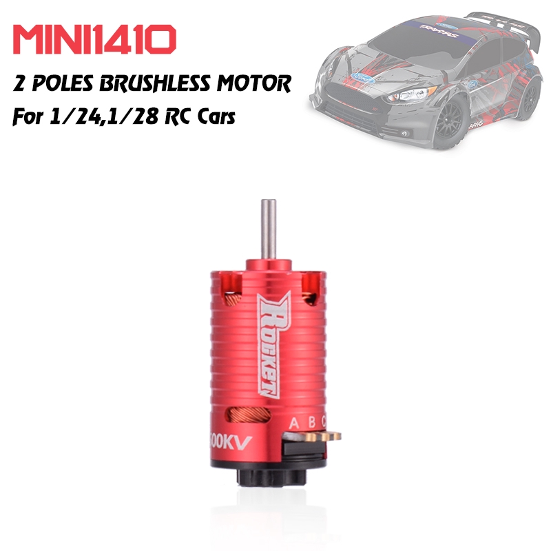 Động Cơ Không Chổi Than Thu Nhỏ 1410 2500kv 3500kv 5500kv 7500kv 9500kv Cho Xe Hơi Điều Khiển Từ Xa 1/24 1/28 1/32