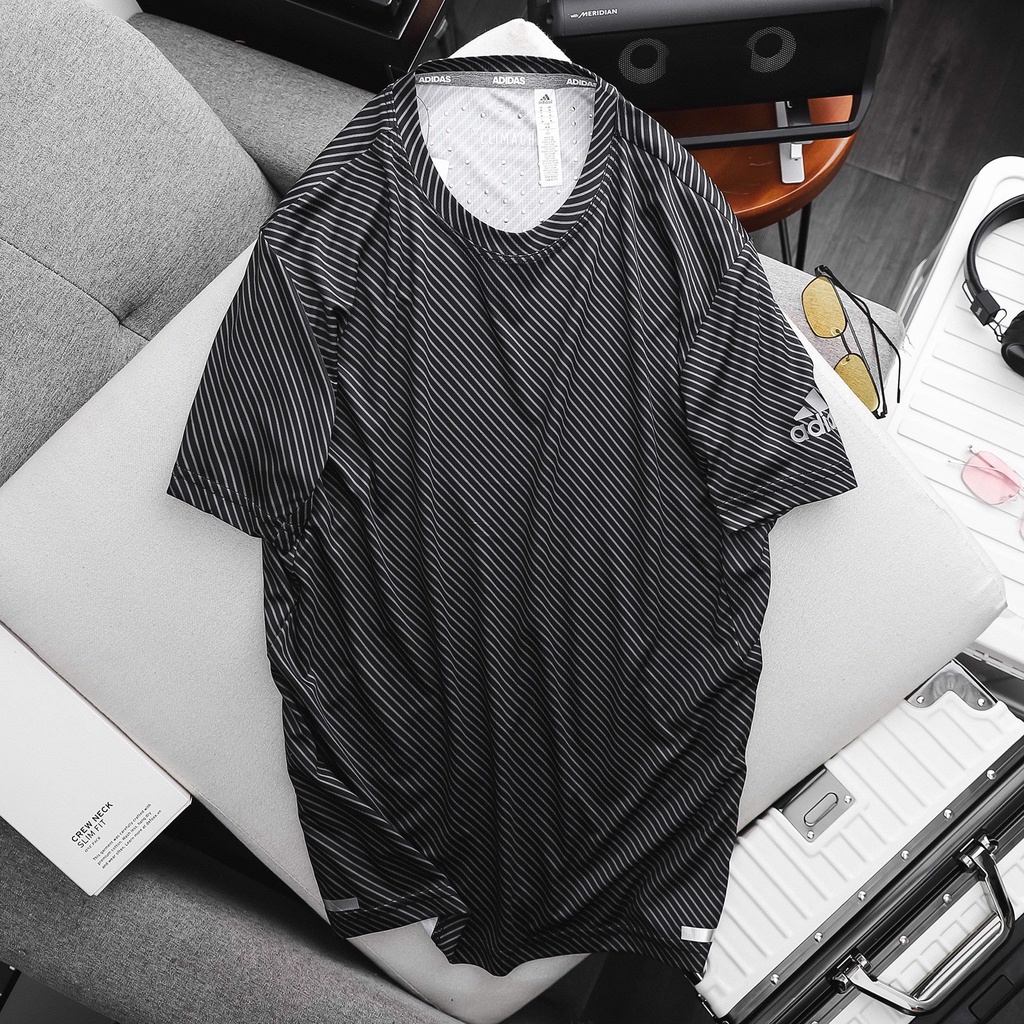 Áo Thun Lạnh Thể Thao Nam Adidas 3 Lá CLIMACHILL Sọc Cực Mát Siêu Khô 6 Màu