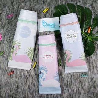 Bóp viết (túi đựng bút) dạng kem đánh răng đáng yêu: hồng hạc, trái cây