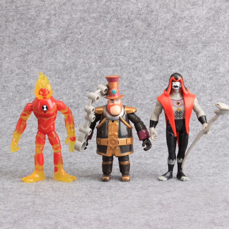 Set 9 mô hình đồ chơi nhân vật trong phim hoạt hình Ben 10 độc đáo
