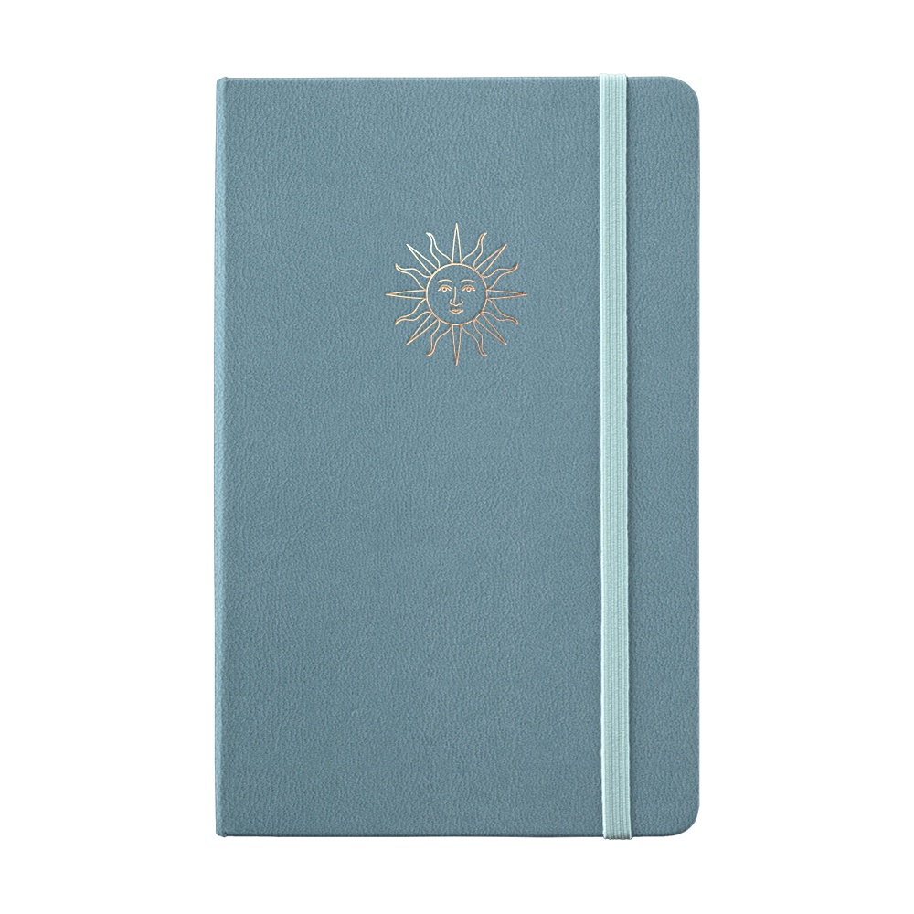 Sổ tay bujo hoạ tiết ép nhũ chìm Asthetic Sunset 196 trang giấy 100GSM