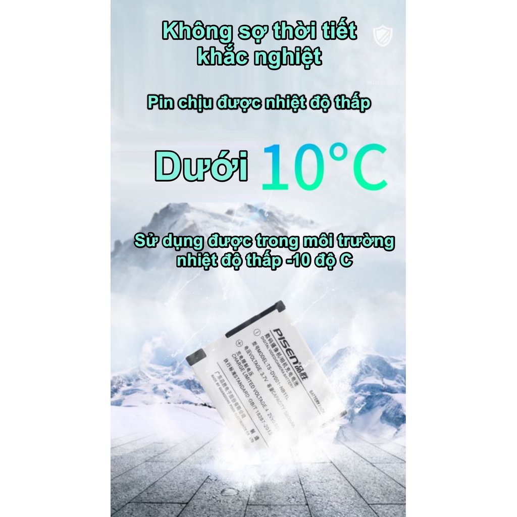 Pin Máy Ảnh Pisen Fujji NP95