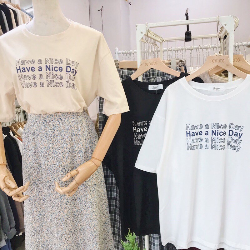 Áo phông Have a nice day form rộng 2T UNISEX P2 | BigBuy360 - bigbuy360.vn