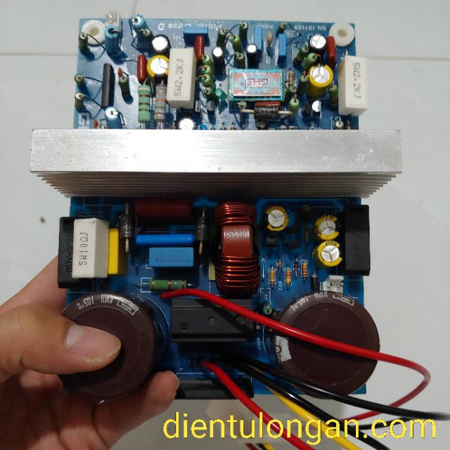 Mạch class D liền nguồn 1000w 1 kênh nguồn AC 40v -50V