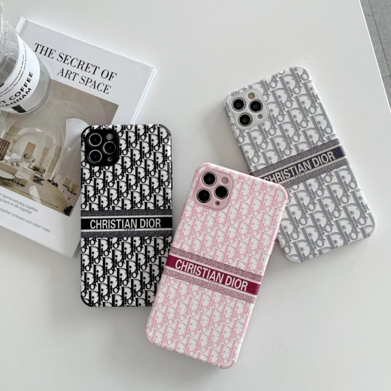 Ốp Điện Thoại Mềm Họa Tiết Dior Cho iPhone 12 / Pro Max / Mini / 7 / 8 / Plus / X / XR / Xs Max / i11 / SE2
