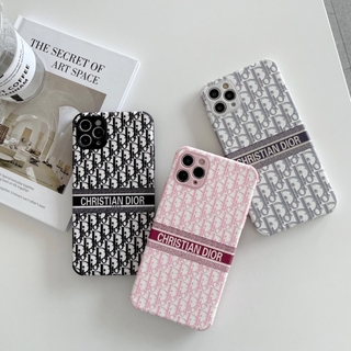 Ốp Điện Thoại Mềm Họa Tiết Dior Cho iPhone 12 / Pro Max / Mini / 7 / 8 / Plus / X / XR / Xs Max / i11 / SE2