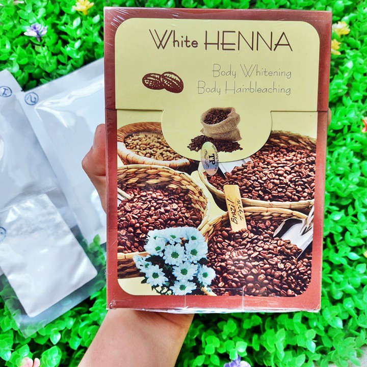 Tắm trắng cà phê Capuchino Hoa cúc White Henna 4 in 1 – KB329